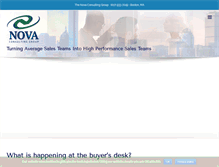 Tablet Screenshot of novaconsultinggrp.com